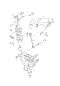 4S0512019M-Shock absorber strut
