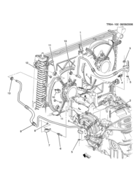 25880047-Hose, oil cooler inlet (incl 5, 13) (AC-DELCO #25880047)