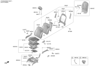 88593S8010WDN-COVER-FR SEAT MTG RR INR LH