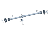 2064107101-PORSCHE CAYENNE CARDAN SHAFT