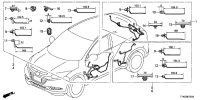 32109T7JH11-Harness, tailgate