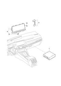 5H0919605C-Display and operating unit and touchscreen display: