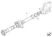 26107614436-Transmission, propeller shaft dual clutch