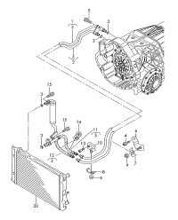 4F0317818-PIPE-HEAT EXCH/PORCAYENNE/TOUR