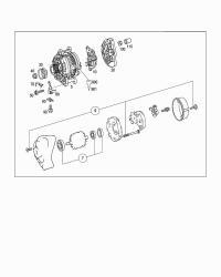 0131548202-ALTERNATOR 14V/150A-S(W220)199