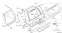 905282DZ0A-BRACKET-BUMPER RUBBER