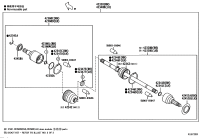 SU00300785-SHAFT ASSY, RR