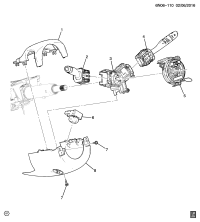 84414711-SWITCH,T/SIG(BLACK)(ACDelco #84414711)