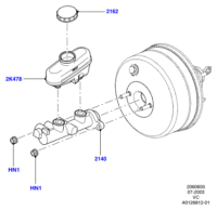 6W1Z2140BA-Cylinder assy-total