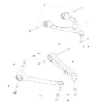 102732200D-FR UPR ARM ASSY LH