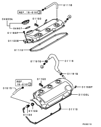 MD366462-HOSE,ROCKERCOVERBREATHER