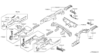 74560JK00B-Bracket assy-silencer