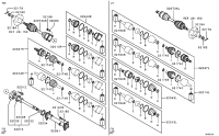 3815A581-SHAFT AS,FR AXLE DRIVE,LH