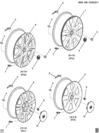 20997768-Wheel, 20X8 (machined) (aluminium) (53mm otr 120