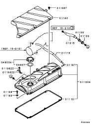1057A033-GASKET,P.C.V.VALVE