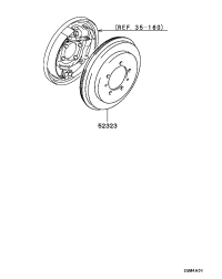 MR307746-DRUM,RR BRAKE