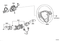 842500E690-SWITCH ASSY, STEERIN