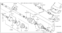 391005LF0C-SHAFT ASSY-FRON