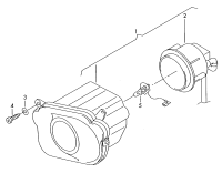 3BD941699-Halogen fog lamp