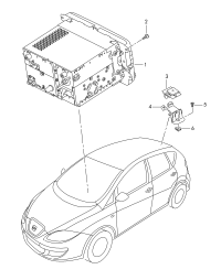 1P0035272-Navigation unit-radio