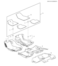 92273127-Stay, trunk flr g g g