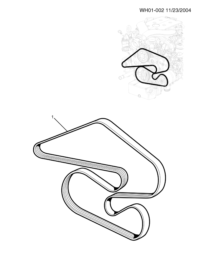 92066400-BELT-W/PMP & A/C CMPR