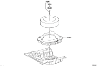 6477802080-PROTECTOR, SPARE WHEEL