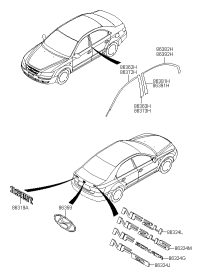 863243K000-EMBLEM-NF SONATA