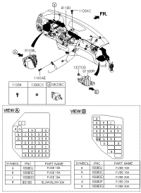 919503M200-JUNCTION BOX ASSY-I/PNL LH