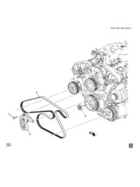 12639018-DRIVE BELT