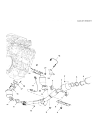13267274-Gasket, exh fr pipe