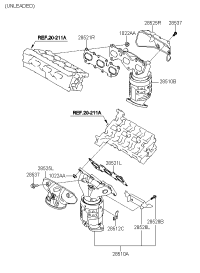 285103CBU0-MANIFOLD CATALYTIC ASSY-EXH,LH