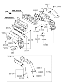 285103CAM0-MANIFOLD CATALYTIC ASSY-EXH,LH