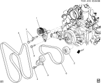 12609719-TENSIONER, DRV BELT CK1-5