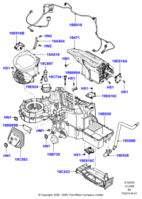 7L1Z19E616F-STEPPER MOTOR