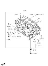 211603C700-COVER ASSY-OIL DRAIN