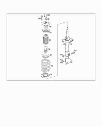 2073232100-SHOCK ABSORBER-W204