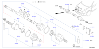 39100CJ70B-SHAFT ASSY-FRON