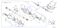 391005US0A-SHAFT ASSY-FRON