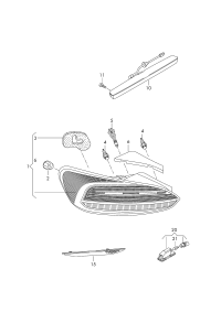 1K8945207-LED taillight