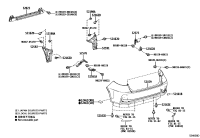 5246202380-PAD, REAR BUMPER, LH