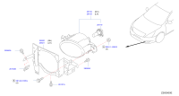 26910KA60A-BRACKET-FOG LAMP,RH
