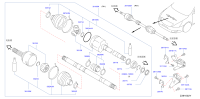 391003TC2B-SHAFT ASSY-FRON
