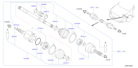 391013TC2B-SHAFT ASSY FRON