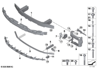 51118738936-REINFORCEMENT-FR BUMPER/X3-06