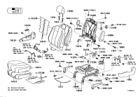 7113908010B0-Foot cover, seat front, rh/lh