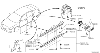 76748JN00A-PROTECTOR-REAR WHEEL HOUSE,RH