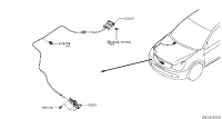 65621EW800-CABLE ASSY-HOOD LOCK CONTROL