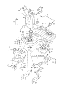 4H0201060Q-Porsche cayenne fuel tank: