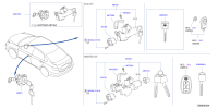 48412CN101-KNOB-STEERING LOCK